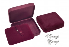 FU-507B Футляр для браслета - бордовый нубук