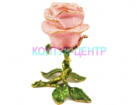 Шкатулка- Бутон розы для драгоценностей большая