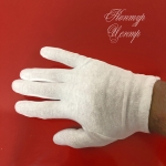Ювелирные перчатки белые трикотажные