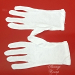 Ювелирные перчатки белые трикотажные